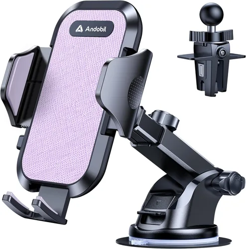 Miniatura 11 de andobil Soporte de teléfono para automóvil, 2026 de grado militar, 89 libras, soporte de teléfono con succión más fuerte para tu