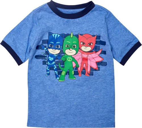 Miniatura 3 de PJ Masks Paquete de 3 camisetas para bebé con Catboy, Gekko y Owlette