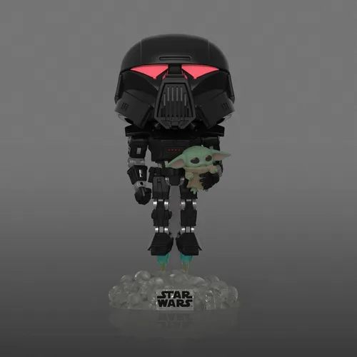 Miniatura 4 de Vinilo Pop - Star Wars - Dark Trooper con Grogu 488