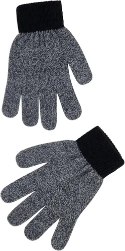 Miniatura 5 de Concept One Disney - Conjunto de gorro y guantes de Mickey Mouse, gorro de invierno de punto con puños para niños con pompón y guantes a juego