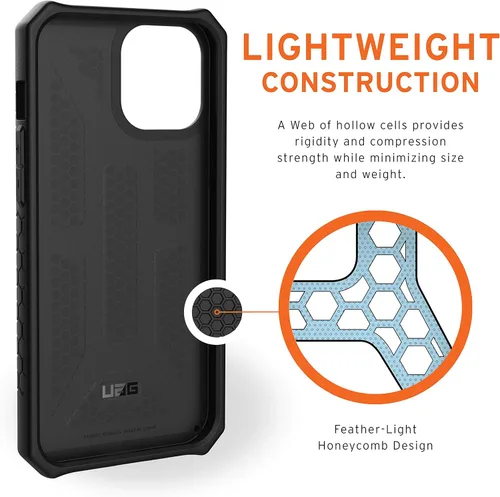 Miniatura 3 de URBAN ARMOR GEAR UAG-IPH20L-P-BK - Funda a prueba de golpes para iPhone 12 Pro Max (6.7) 2020, color negro