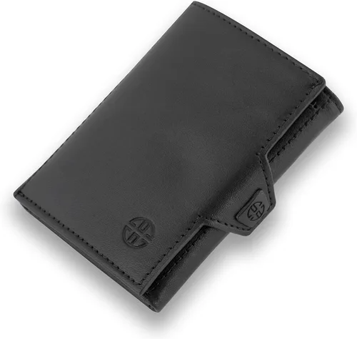 Miniatura 8 de TRUSADOR Verona - Cartera unisex de piel con bolsillo frontal