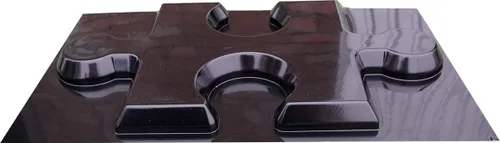 Miniatura 5 de SvitMolds Moldes de hormigón DIY 3D Panel de pared Puzzle Molde Yeso Hormigón Arte de pared Decoración Paneles de azulejos de pared W28