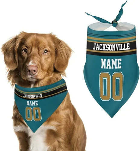 Miniatura 31 de Arizona - Bandana de fútbol para perro, diseño personalizado, número de nombre, regalos para gatos