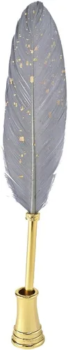 SPICE OF LIFE Pluma pluma y soporte soporte - gris brillante - Juego de bolígrafo, accesorios de oficina/escuela