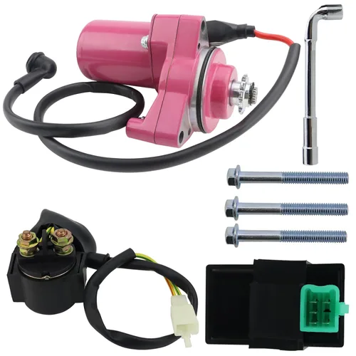 Miniatura 11 de Motor de arranque de 3 pernos y relé y CDI para 50cc 70 cc 90cc 100 cc 110cc 125 cc ATV Dirt Bikes Go Karts Chinese Pit Bike Quad 4 Wheelers Dune