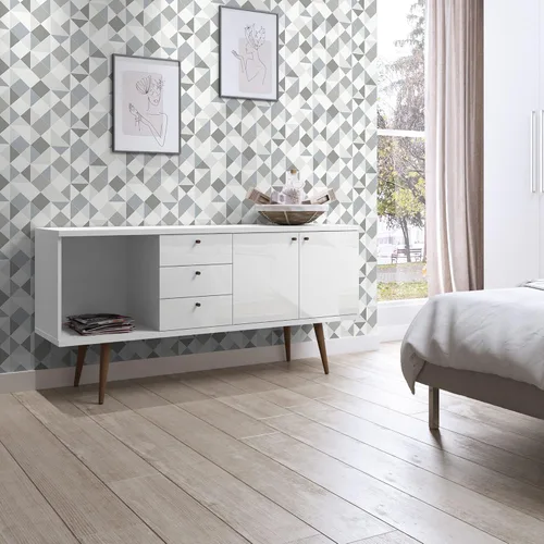Miniatura 9 de Manhattan Comfort Papel tapiz autoadhesivo, fácil y fácil, diseño decorativo extraíble para cubrir paredes, armarios, cajones, estantes