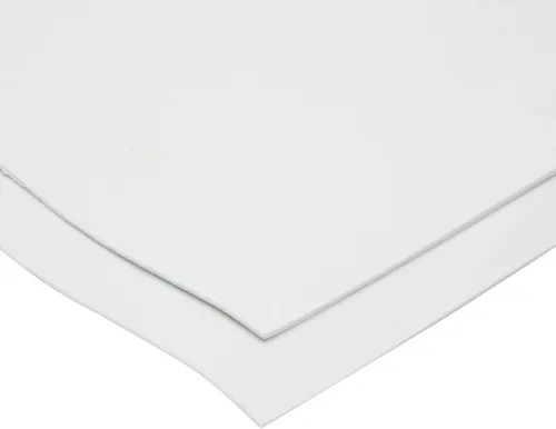 Miniatura 3 de Bright Creations Rollo de espuma EVA Craft de 0.079 in - 13.7x39 pulgadas, color blanco, hoja de espuma de alta densidad y formable para artes