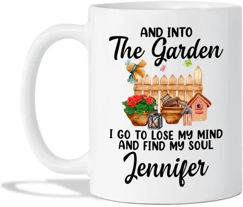 Miniatura 12 de Regalos personalizados para jardineros, taza de jardín con la frase "All I Need Is This Plant", taza de café para jardineros, taza para amantes
