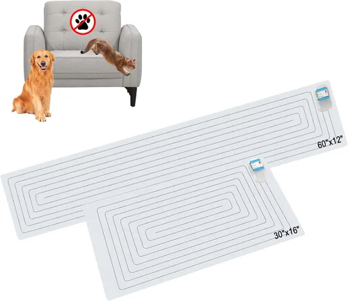 SEERWAY Scat - Alfombrilla de choque para mascotas, 2 piezas en diferentes tamaños, almohadillas de choque para perros y gatos para entrenamiento en