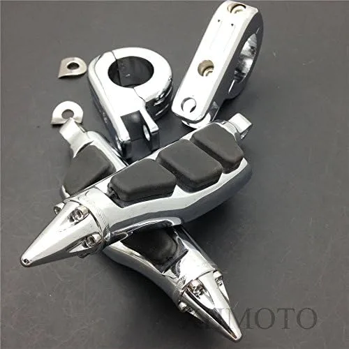 Miniatura 5 de SMT-1 1/2" Highway Stiletto 4475 Pinzas de pie P-Abrazaderas compatibles con H-D Sportster Touring [B00Y43O0CI]