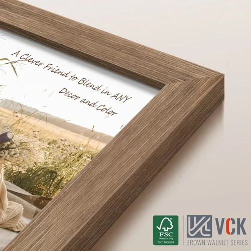 Miniatura 13 de VCK Marcos para póster de madera maciza de 22.375 x 34 pulgadas, marco de fotos A1 negro con montaje en pared, paquete de 3