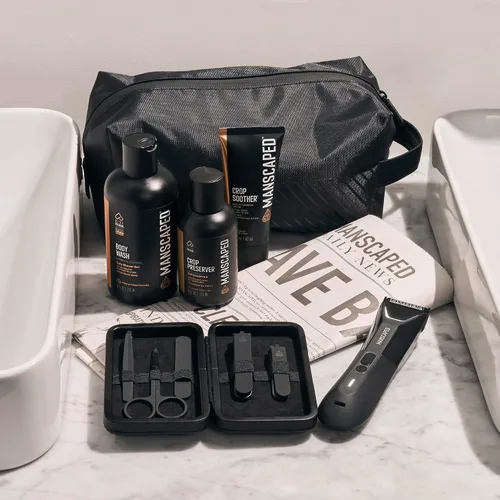 Miniatura 2 de MANSCAPED The Premier Package 5.0 Ultra, con recortadora de vello corporal y de ingle The Lawn Mower 5.0 Ultra para hombre, tijeras 3.0, desodorante