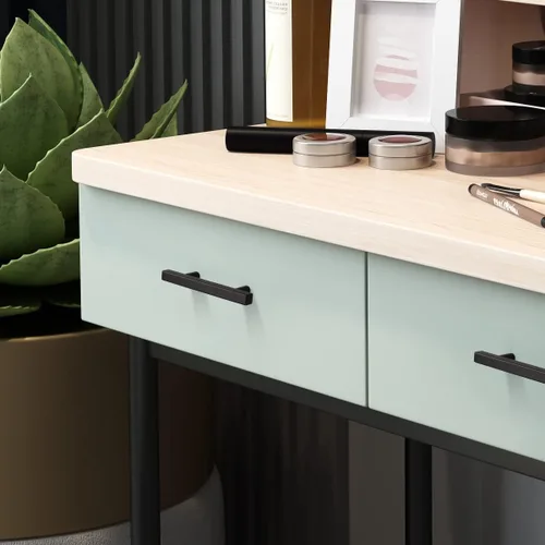 Miniatura 7 de KNOBWELL - Paquete de 5 tiradores modernos de acero inoxidable para puertas de armarios, cajones de cocina, baño, distancia entre agujeros 2.52 Negro