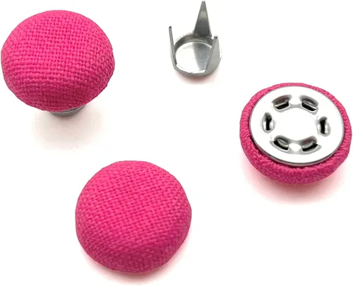 Miniatura 17 de Gorra de béisbol de 5/8 pulgadas / 0.630 in, con botones, botón superior, repuesto para fabricación, suministros de reparación color marrón H155E