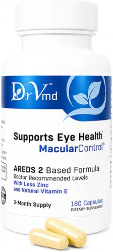 AREDS 2 Vitaminas para los ojos por el Dr. Vogel, MD Cirujano ocular - Luteína y zeaxantina (suministro para 3 meses) - 25 mg de zinc, vitamina E