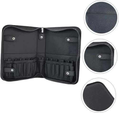 Miniatura 5 de VICASKY Slot Multipurpose Makeup Brush Holder Organizer Pouch Large Capacity Cosmetic Brush Case Travel Friendly Easy Access Cosmetic Storage for