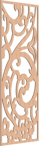 Miniatura 68 de Bridgewater - Paneles de pared decorativos de madera con calado, 9 3/8 pulgadas de ancho x 24 3/8 pulgadas de alto x 1/4 de alto, nogal