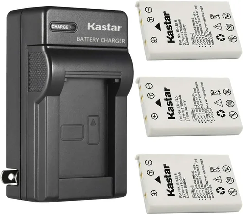 Miniatura 6 de Kastar - Cargador de batería de pared para Nikon EN-EL5 CP1, cargador Nikon MH-61, Nikon Coolpix P80, Coolpix P90, Coolpix P100, Coolpix P500