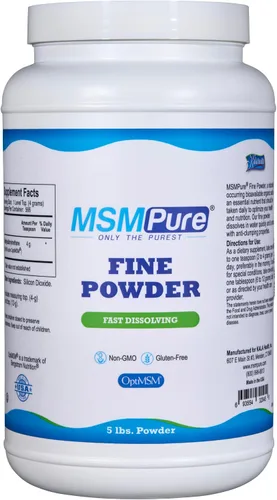Miniatura 14 de KALA HEALTH MSMPure - Cristales en polvo de MSM finos con sabor a ponche de frutas de disolución rápida, MSM hechos en Estados Unidos para la salud