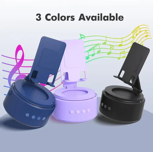 Miniatura 5 de ZAPUVO - Regalos para papá para el día de Navidad, altavoz Bluetooth con soporte para teléfono, aniversario para hombres, regalos de cumpleaños