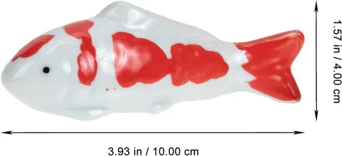 Miniatura 3 de Sewroro 3 piezas de bola de cerámica flotador de pecera, peces de acuario artificiales, decoración de acuario, adorno flotante de animales marinos