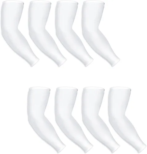 Miniatura 7 de 8 pares de mangas de enfriamiento unisex con protección UV para brazo de seda de hielo