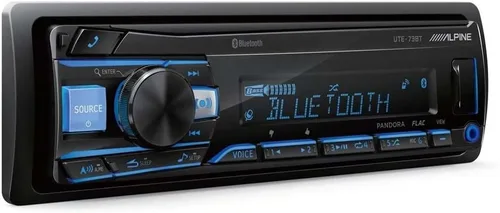 Miniatura 2 de Alpine Receptor multimedia digital UTE-73BT Mech-Less con tecnología inalámbrica Bluetooth®