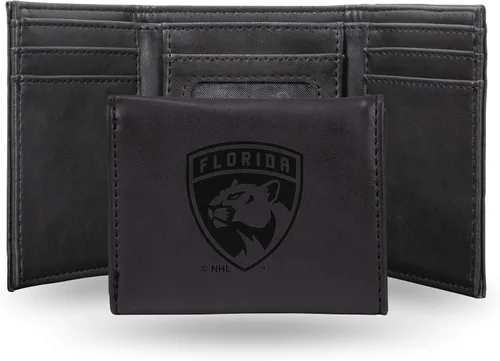 Miniatura 19 de NHL Rico Industries - Billetera triple grabada con láser y tres pliegues, accesorio para hombre
