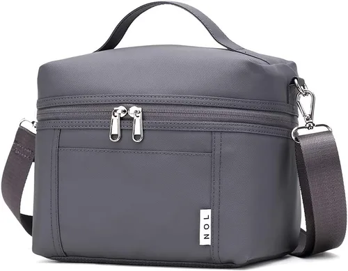 Miniatura 61 de NOL Natural Organic Lifestyle - Loncheras aisladas para mujer, bolsa enfriadora, ligera, de nailon, impermeable, para el trabajo