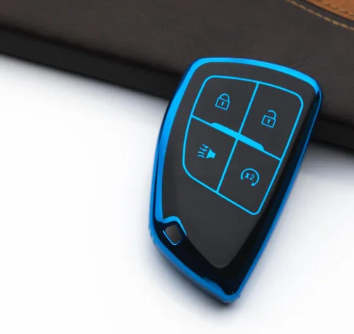 Miniatura 3 de Funda para llavero compatible con Silverado 1500, Sierra 1500, Colorado Canyon 2024 2025, Silverado Sierra Smart Key