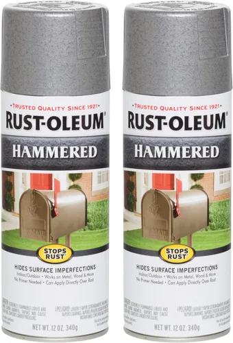 Miniatura 34 de Rust-Oleum 210849 - Pintura en aerosol martillada para prevención del óxido, 12 onzas, cobre