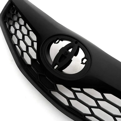 Miniatura 3 de CHEDA Conjunto de rejilla superior delantera, compatible con Toyota Camry 2012-2014 pintado parcialmente negro, SE/SE Sport, 5310106340C0