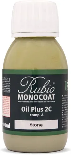 Miniatura 61 de Rubio Monocoat Muestra de Acabado de Aceite para Madera - Puro Aceite Plus Parte A Aceite de Linaza de Secado Rápido y Ecológico para Uso Pure
