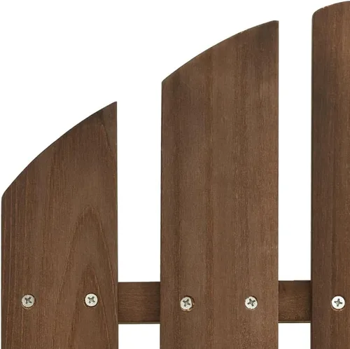 Miniatura 7 de Garden Chair Brown Solid Fir Wood 27.4 x 34.1 x 35.2 in Ergonomic Chic Outdoor Furnishings Outdoor Furniture Set Patio Furniture Set Outdoor Chair