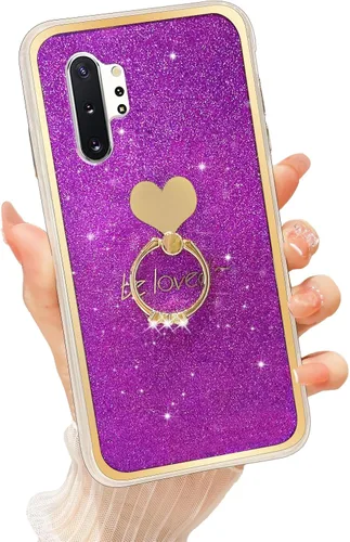 Miniatura 28 de Para Samsung Galaxy A52 5G Caso Lindas Niñas Mujeres Shell De Brillo De Lujo Con Anillo De Corazón Kickstand Cubierta Protectora A Prueba De Golpes