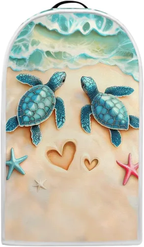 Miniatura 43 de Talayituse Cubierta antipolvo para licuadora con estampado de tortuga de playa, cubierta de protección de huellas dactilares para batidora de pie