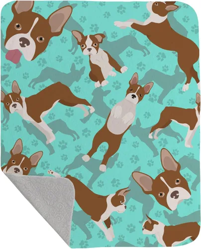 Miniatura 37 de Caroline's Treasures MLM1042LQB Airedale Terrier - Manta acolchada de 50 x 60 pulgadas, diseño de ilustraciones para cama, sofá, suave y ligera