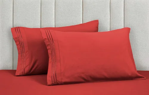 Miniatura 23 de Mocassi Juego de sábanas de lujo de 4 piezas, calidad prémium de hotel de 1800 hilos, ajuste fácil, sábanas y fundas de almohada resistentes a