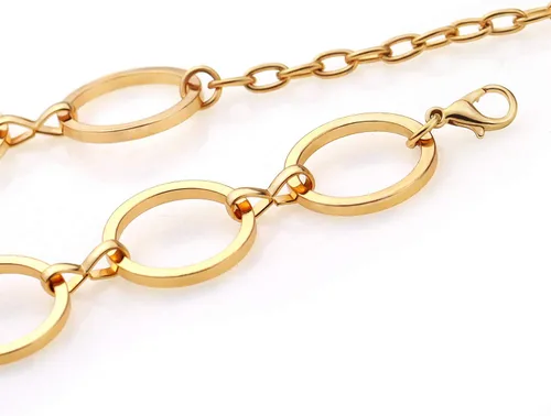 Miniatura 6 de Suyi - Gargantilla simple geométrica circular a la altura de la clavícula, para mujeres y niñas