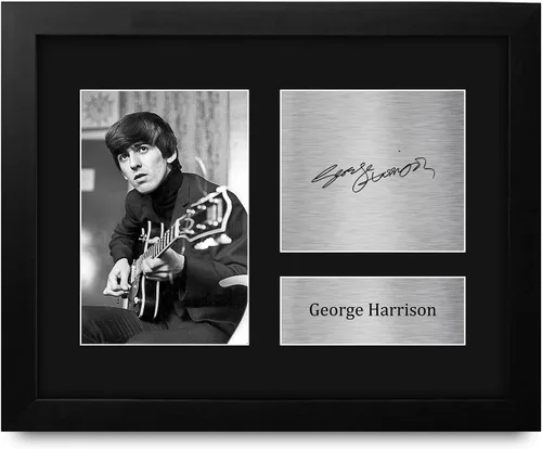Miniatura 9 de HWC Trading John Lennon Los Beatles 40 x 30 cm (A3) Regalos Impresos Autógrafo Firmado Imagen para Fanáticos de Recuerdos Musicales - 40 x 30 cm