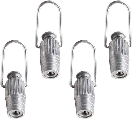 Miniatura 7 de Cabilock Tensor de cuerda de metal con resorte y rodamiento de bolas para polea de tensión ajustable y líneas fijas, herramienta de lavandería
