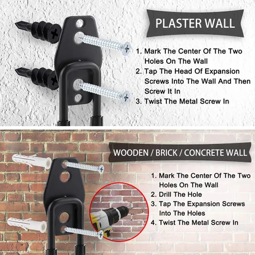 Miniatura 4 de JUXYES Soporte de carrete de tubería de jardín resistente para montaje en pared, colgador de automóvil y cable, soporte de carrete de tubo