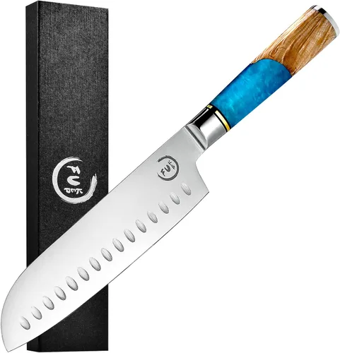 Miniatura 10 de Cuchillo de pelar de 3.5 pulgadas, cuchillo de pelar de damasco pequeño cuchillo de fruta ultra afilado Damasco VG10 Core acero con 66 capas
