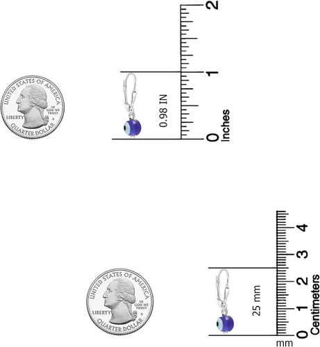 Miniatura 4 de LeCalla Aretes colgantes de plata de ley 925 con cierre de palanca, ligeros, bohemios, para mujer