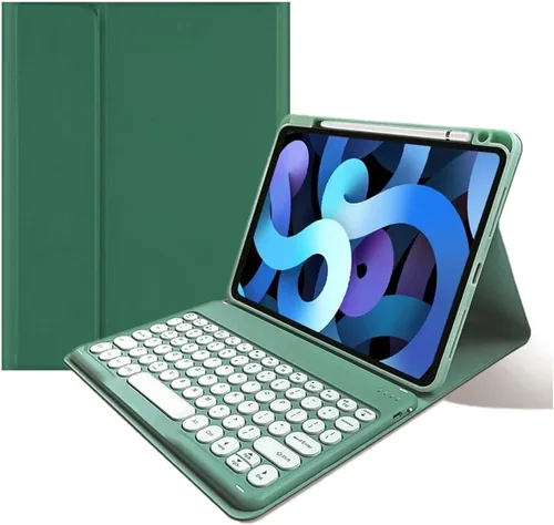 Miniatura 7 de kaitesi Funda de teclado para iPad A16 de 11ª generación de 11 pulgadas 2025, iPad de 10ª generación de 10.9 pulgadas 2022, funda de teclado