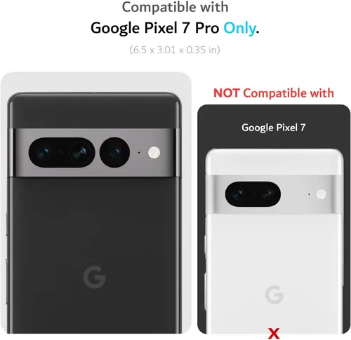 Miniatura 2 de TUDIA Merge [grado militar] Funda diseñada para Google Pixel 7 Pro (2022), a prueba de golpes, delgada, de doble capa, resistente a los golpes