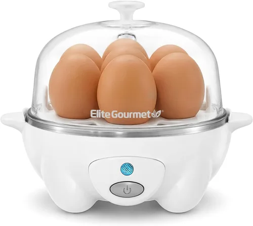 Miniatura 7 de Elite Gourmet Hervidor de huevo fácil Verde azulado