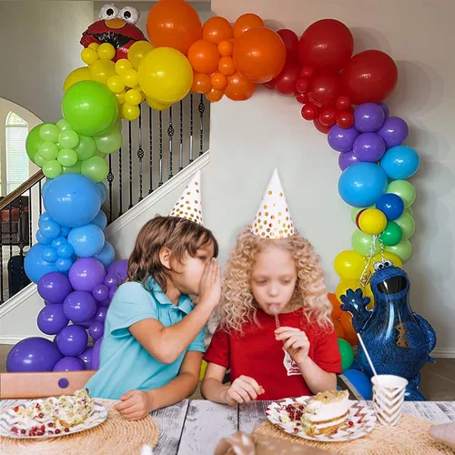Miniatura 7 de 200 globos de 5 pulgadas de colores surtidos, mini globos de látex arcoíris, pequeños globos de fiesta coloridos para cumpleaños, boda, baby shower