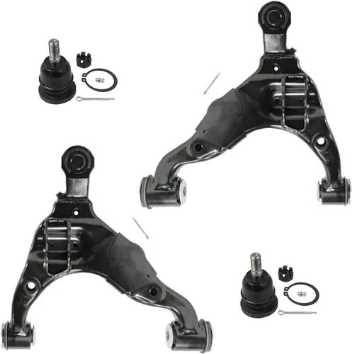 Miniatura 20 de Detroit Axle - Brazos de control superiores traseros para Chrysler 300 Dodge Challenger Charger Magnum, reemplazo del conjunto de brazos de control